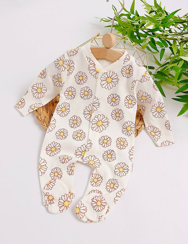 Floral Baby Romper — Premium Cotton