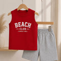 Beach Club Summer Set | Unisex Kids Cotton Outfit