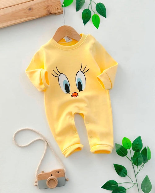 Yellow Tweety Bird Baby Romper