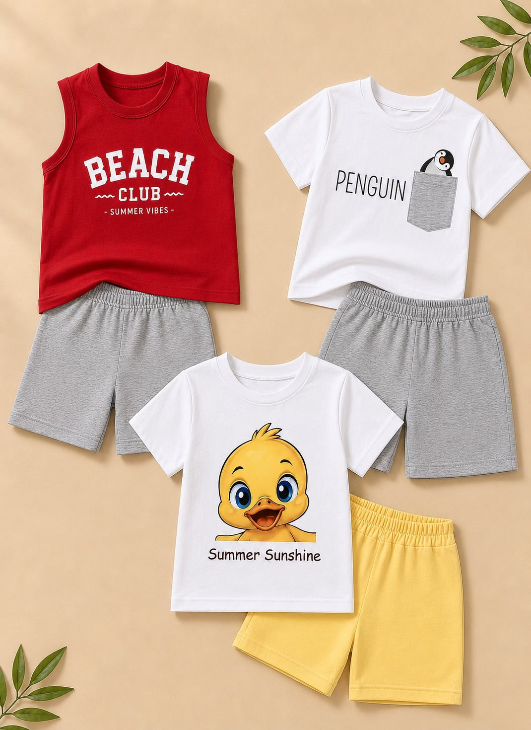 Kids’ Summer Trio Bundle (3 sets)