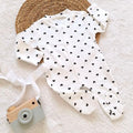 Black Hearts Baby Romper