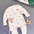 Coffee Teddy Bear Baby Romper