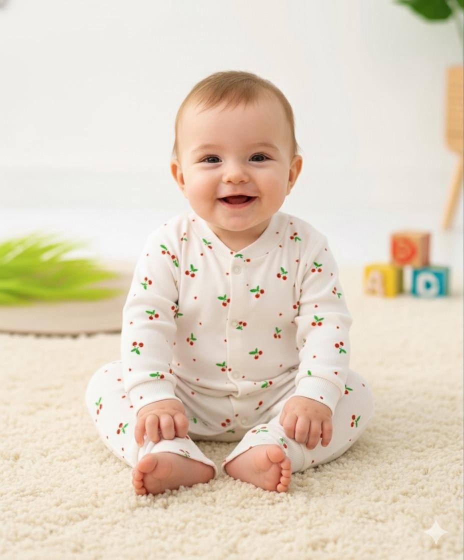 Little Cherry Baby Romper