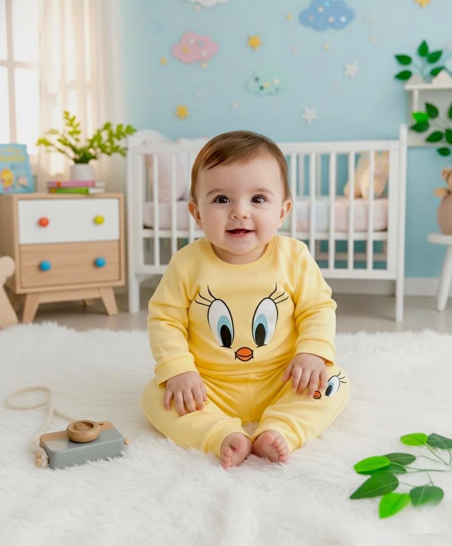 Tweety Bird Summer Baby Tracksuit — 2-Piece Set