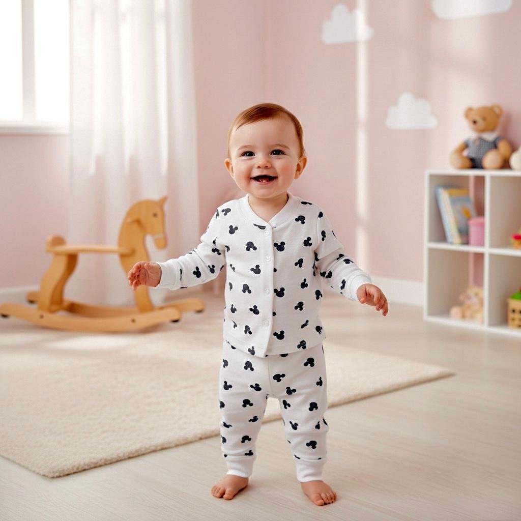 Classic Mickey Mouse Summer Baby Tracksuit
