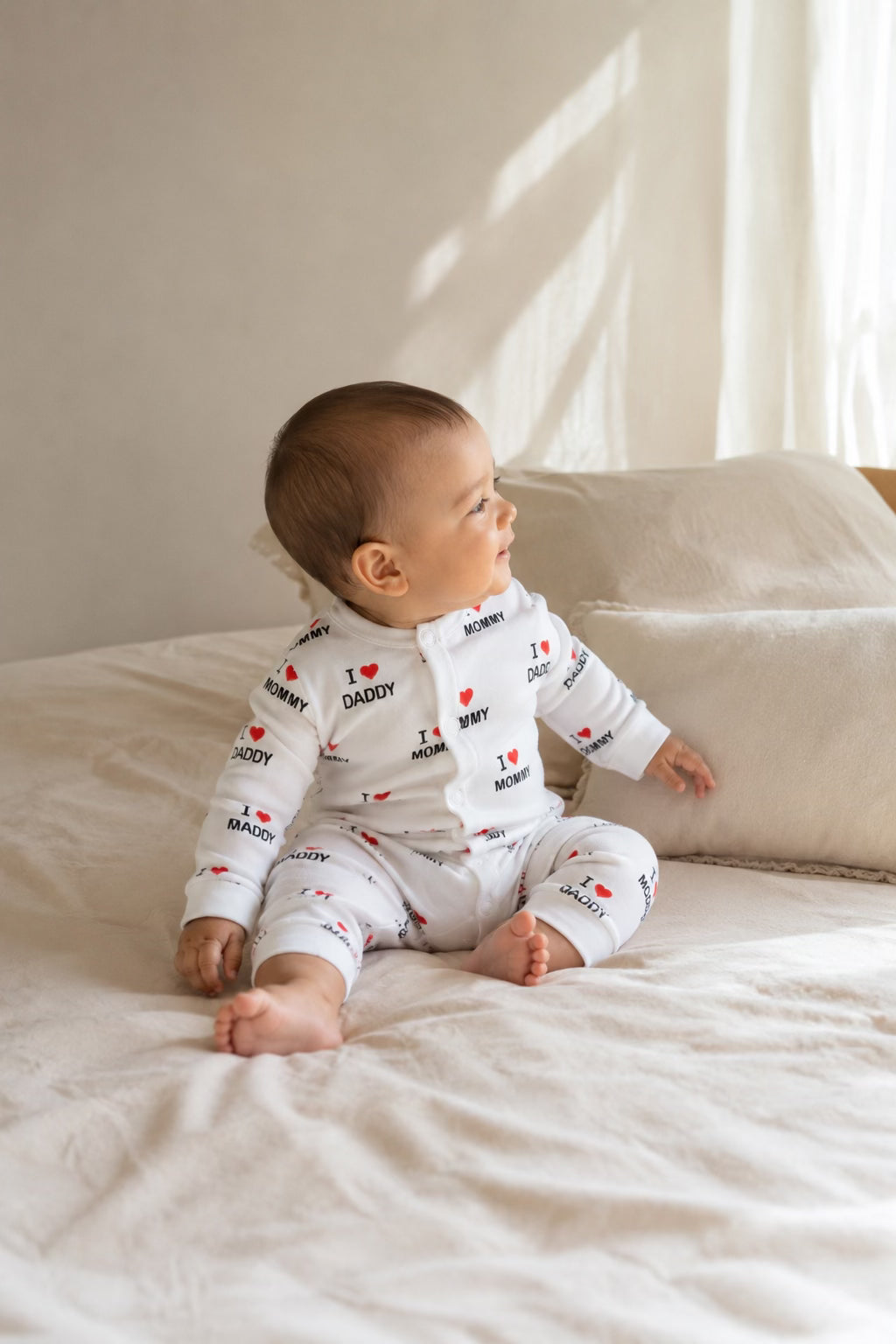 I Love Mommy & Daddy Baby Romper — Soft Cotton