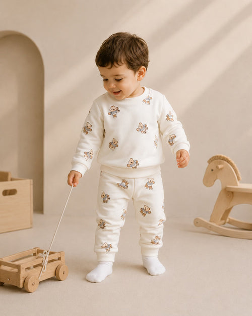 Teddy Bears Baby set — 2-Piece Cotton summer Set