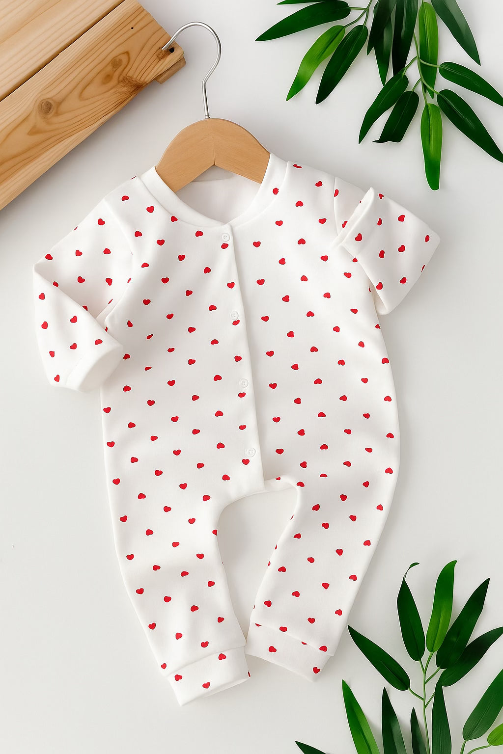 Tiny Hearts Baby Romper