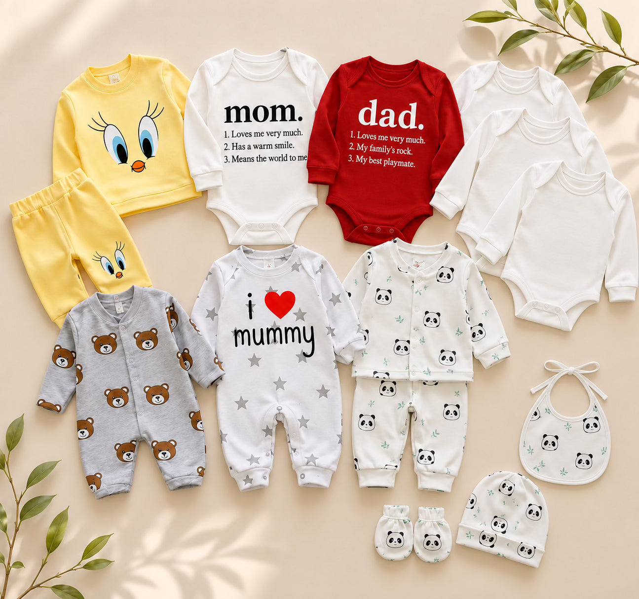 newborn essentials 6-pieces bundle