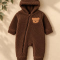 Polar Bear Fur Winter Baby Romper (unisex)