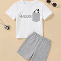 Penguin 2-Piece Summer Set for Kids