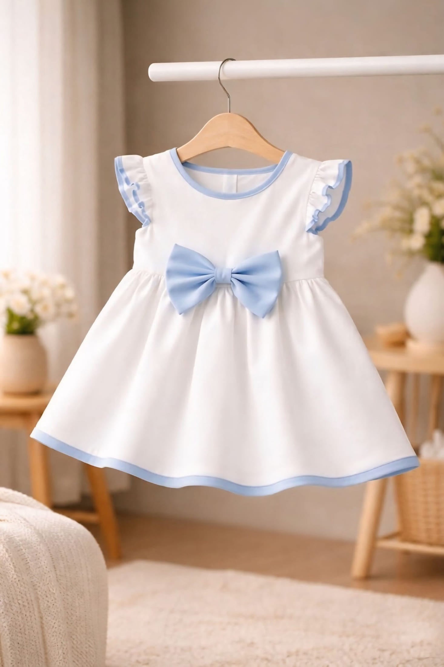 Little Princess Dress "Mila" — Rosaline Sky Blue