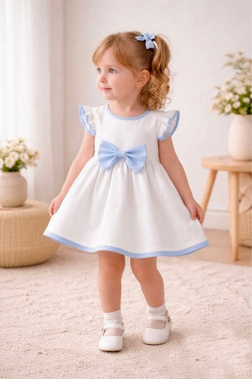 Little Princess Dress "Mila" — Rosaline Sky Blue
