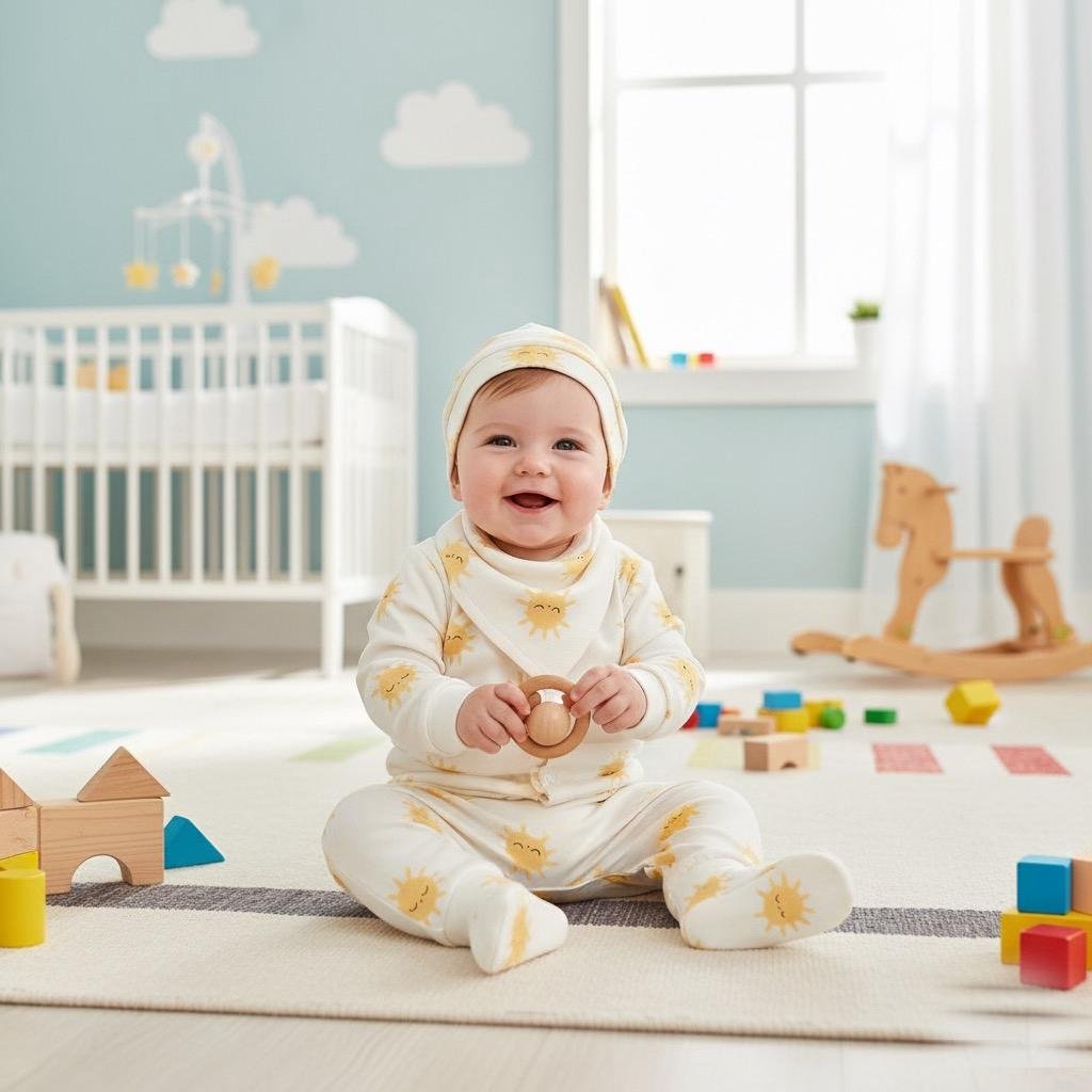 Sunshine Morning 5-Piece Pajama Set