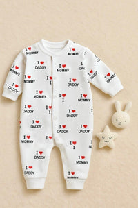 I Love Mommy & Daddy Baby Romper — Soft Cotton