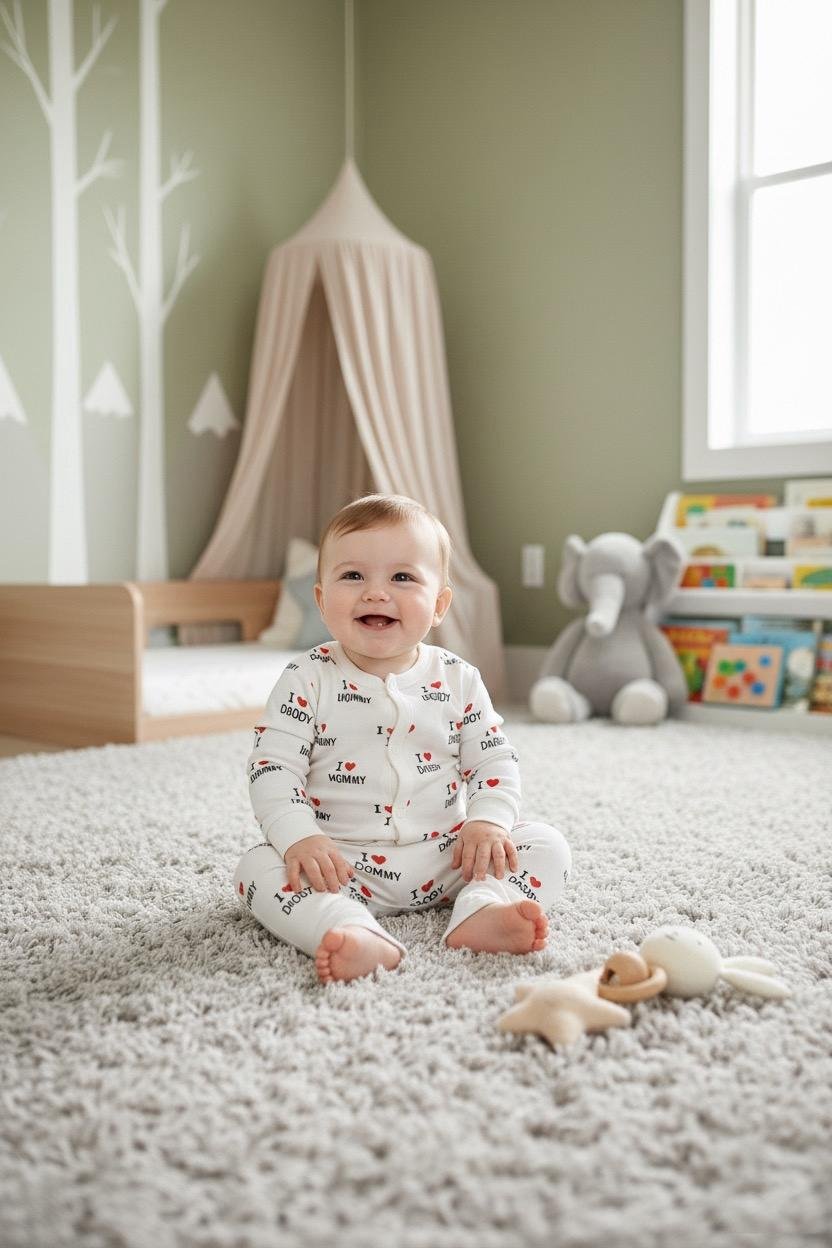 I Love Mommy & Daddy Baby Romper — Soft Cotton