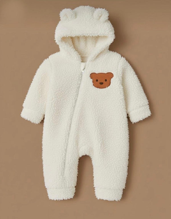 Polar Bear Luxury Winter Baby Onesie