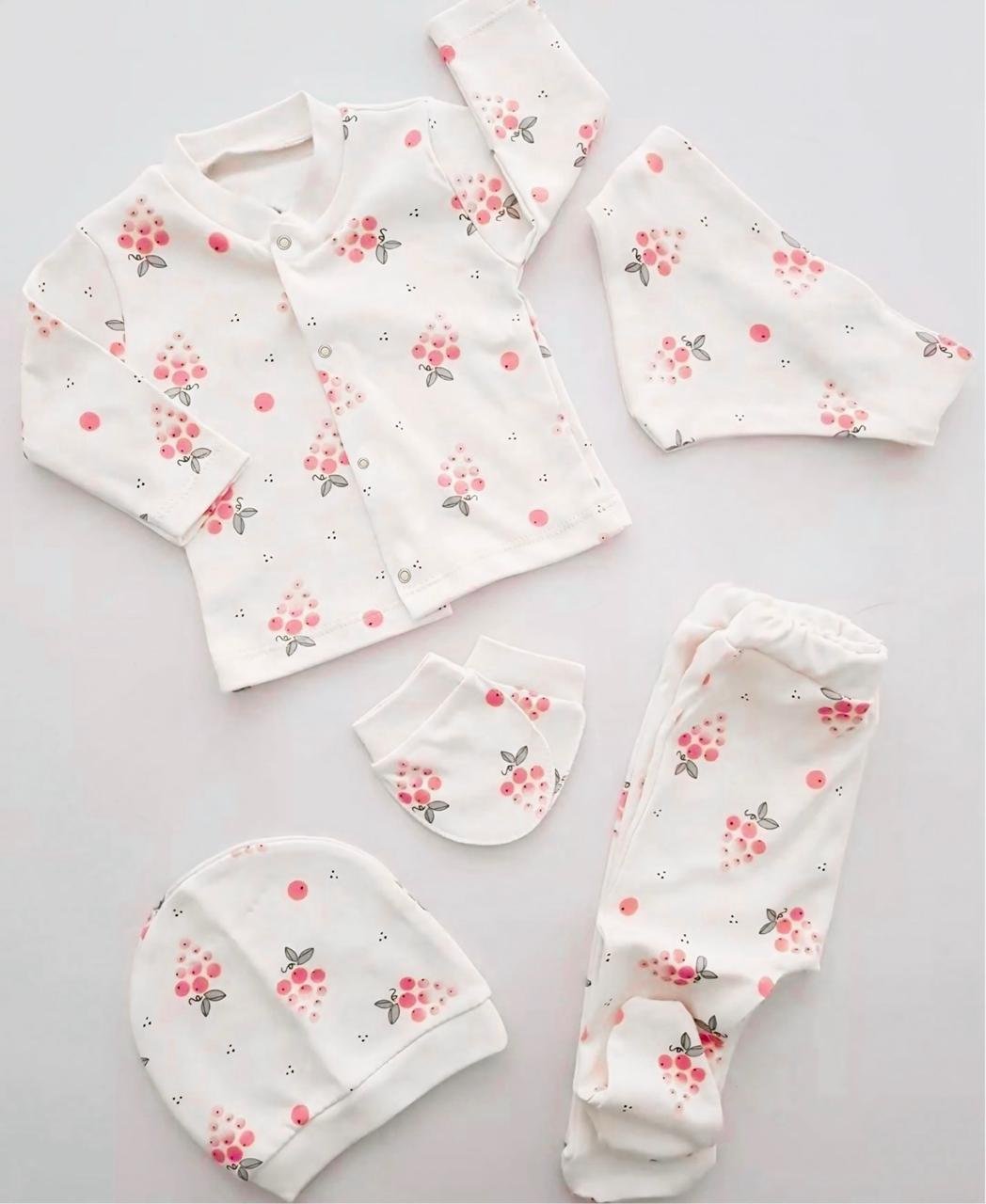Grapes 5-Piece Baby Pajama Set